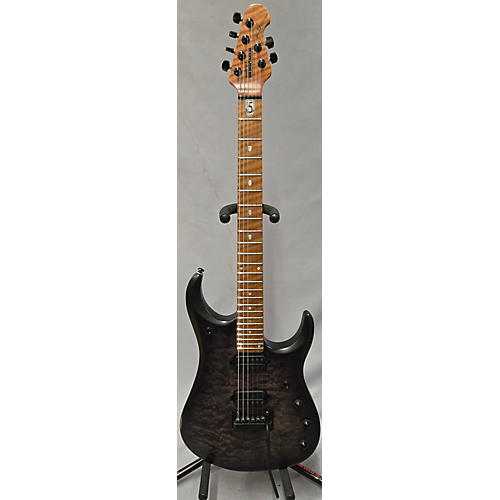 Ernie Ball Music Man Used Ernie Ball Music Man JP15 John Petrucci Signature Trans Black Solid Body Electric Guitar Trans Black