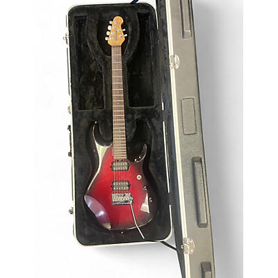 Used Ernie Ball Music Man JP6 John Petrucci Signature Crimson Red Burst Solid Body Electric Guitar