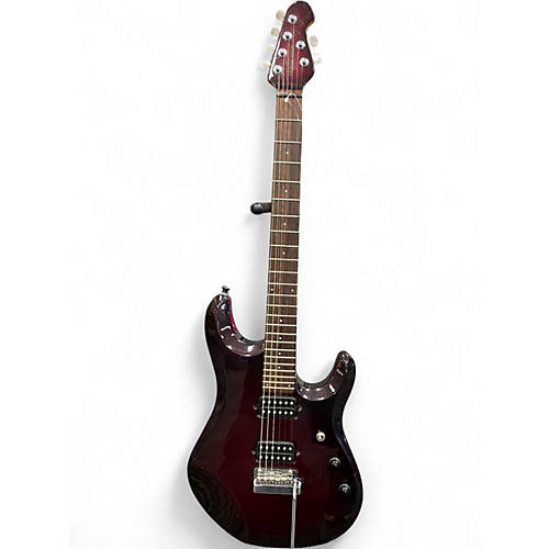 Used Ernie Ball Music Man JP6 John Petrucci Signature Dark Red Solid Body Electric Guitar Dark Red