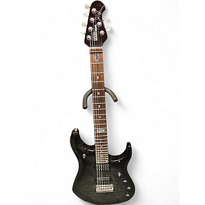Used Ernie Ball Music Man JP6 John Petrucci Signature Trans Black Solid Body Electric Guitar