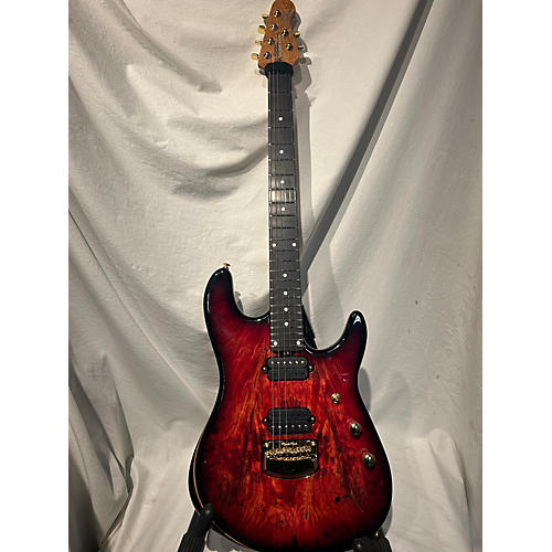 Ernie Ball Music Man Used Ernie Ball Music Man Jason Richardson Cutlass RORSCHACH RED Solid Body Electric Guitar RORSCHACH RED