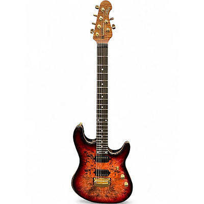 Used Ernie Ball Music Man Jason Richardson Cutlass Rorschach Red Solid Body Electric Guitar