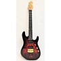 Used Ernie Ball Music Man Used Ernie Ball Music Man Jason Richardson Signature Cutlass 7 Rorschach Red Solid Body Electric Guitar Rorschach Red