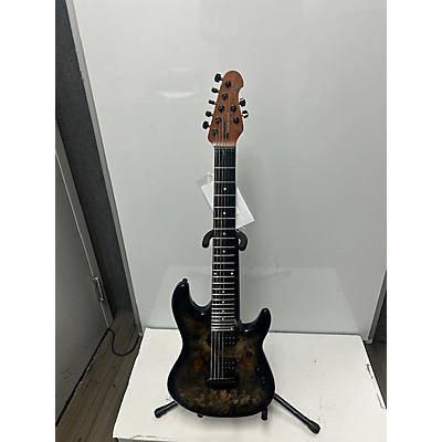 Ernie Ball Music Man Used Ernie Ball Music Man Jason Richardson Signature Cutlass 7 String Buckeye Burl Solid Body Electric Guitar