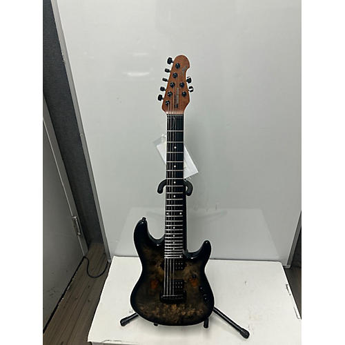 Ernie Ball Music Man Used Ernie Ball Music Man Jason Richardson Signature Cutlass 7 String Buckeye Burl Solid Body Electric Guitar Buckeye Burl