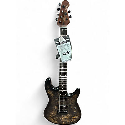 Used Ernie Ball Music Man Jason Richardson Signature Cutlass Buckeye Burl Solid Body Electric Guitar