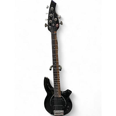 Used Ernie Ball Music Man John Myung Bongo 6 Artist Series Black Electric Bass Guitar