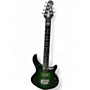 Used Ernie Ball Music Man John Petrucci Majesty 6 Green Solid Body Electric Guitar Green