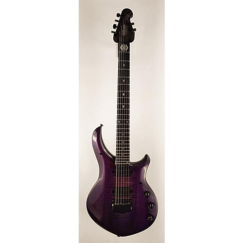 Ernie Ball Music Man Used Ernie Ball Music Man John Petrucci Majesty 6 Purple Solid Body Electric Guitar Purple