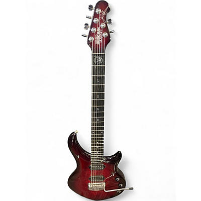 Used Ernie Ball Music Man John Petrucci Majesty 6 Red to Black Fade Solid Body Electric Guitar