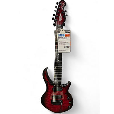 Used Ernie Ball Music Man John Petrucci Majesty 7 Lava Red Solid Body Electric Guitar
