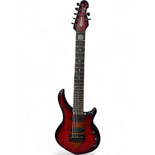 Used Ernie Ball Music Man John Petrucci Majesty 7 Lava Red Solid Body Electric Guitar Lava Red