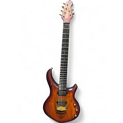 Used Ernie Ball Music Man John Petrucci Signature Artisan Majesty 6 Marrone Solid Body Electric Guitar