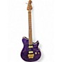 Used Ernie Ball Music Man Limited Edition Axis 30th Anniversary  Translucent Purple Quilt Solid Body Electric Guitar Translucent Purple Quilt