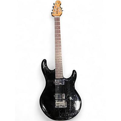 Used Ernie Ball Music Man Luke 4 Black Sparkle Solid Body Electric Guitar