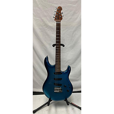 Ernie Ball Music Man Used Ernie Ball Music Man Luke 4 SSS DIESEL BLUE Solid Body Electric Guitar