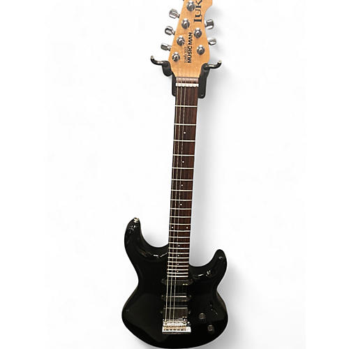 Used Ernie Ball Music Man Luke II Black Solid Body Electric Guitar Black