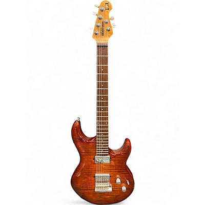 Used Ernie Ball Music Man Luke III BFR Ball Family Reserve Tiger Eye Solid Body Electric Guitar