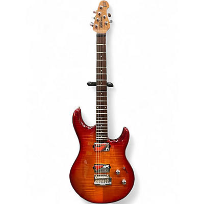Used Ernie Ball Music Man Luke III Cherry Burst Solid Body Electric Guitar