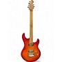 Used Ernie Ball Music Man Luke III Custom order Quilted Lava Flow Solid Body Electric Guitar Quilted Lava Flow