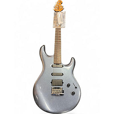 Used Ernie Ball Music Man Luke III Metallic Gray Solid Body Electric Guitar