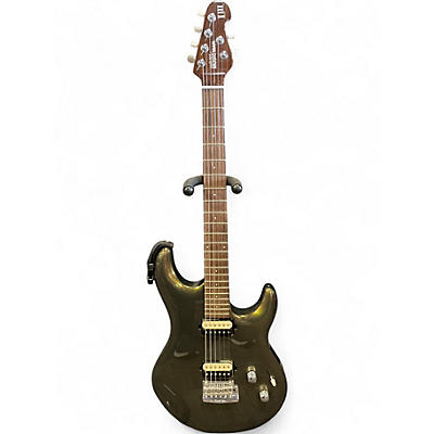 Used Ernie Ball Music Man Luke III Olive Gold Solid Body Electric Guitar