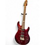 Used Ernie Ball Music Man Luke III RED Solid Body Electric Guitar RED