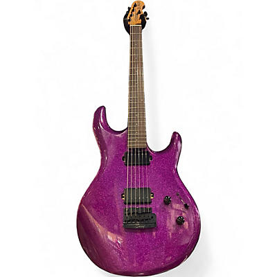 Used Ernie Ball Music Man Luke ST-LK100 Purple Sparkle Solid Body Electric Guitar
