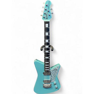 Used Ernie Ball Music Man MARIPOSA DORADO GREEN Solid Body Electric Guitar