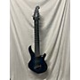 Used Ernie Ball Music Man Used Ernie Ball Music Man Majesty 8 Blue Silk Solid Body Electric Guitar Blue Silk