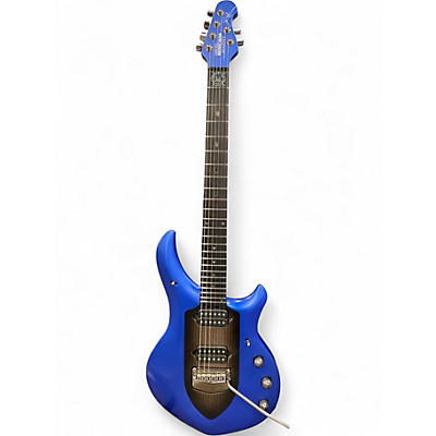 Used Ernie Ball Music Man Majesty Blue Sapphire Solid Body Electric Guitar