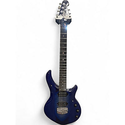 Ernie Ball Music Man Used Ernie Ball Music Man Majesty Blue Solid Body Electric Guitar