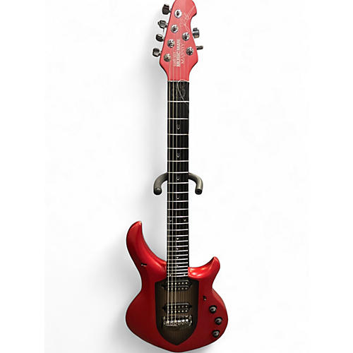 Used Ernie Ball Music Man Majesty Iced Crimson Solid Body Electric Guitar Iced Crimson