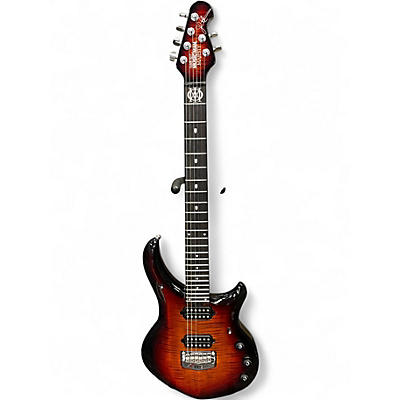 Used Ernie Ball Music Man Majesty Tiger Eye Solid Body Electric Guitar
