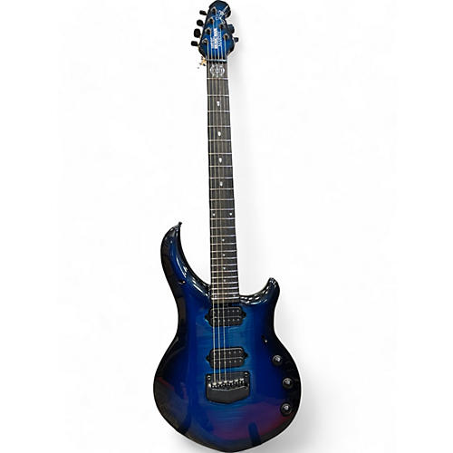 Ernie Ball Music Man Used Ernie Ball Music Man Majesty Titan Blue Solid Body Electric Guitar Titan Blue