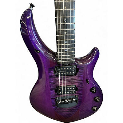 Used Ernie Ball Music Man Majesty Trans Purple Solid Body Electric Guitar