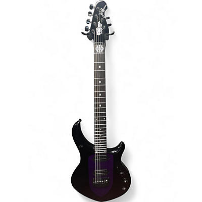Used Ernie Ball Music Man Majesty Violet Glow  Solid Body Electric Guitar