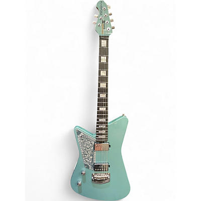 Used Ernie Ball Music Man Mariposa Dorado Green Electric Guitar