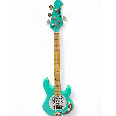 Used Ernie Ball Music Man Mike Herrera Sting Ray Seafoam Green Electric Bass Guitar