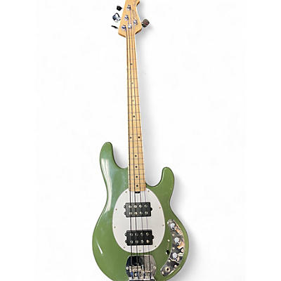 Used Ernie Ball Music Man RAY4HH Olive Electric Bass Guitar