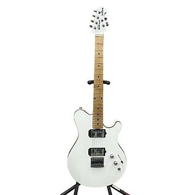 Ernie Ball Music Man Used Ernie Ball Music Man Reflex Alpine White Solid Body Electric Guitar