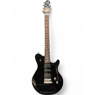 Ernie Ball Music Man Used Ernie Ball Music Man Reflex Black and White Solid Body Electric Guitar