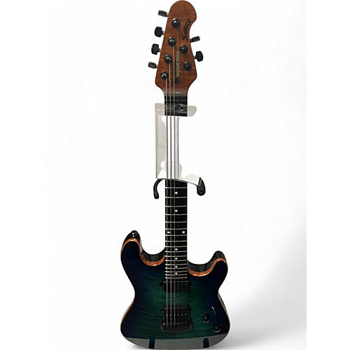 Ernie Ball Music Man Used Ernie Ball Music Man SABRE Blue Burst Solid Body Electric Guitar Blue Burst