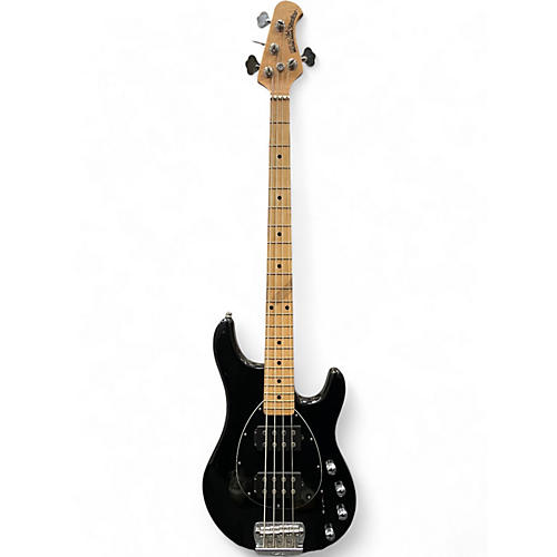 Used Ernie Ball Music Man STERLING USA HH BLACK Electric Bass Guitar BLACK
