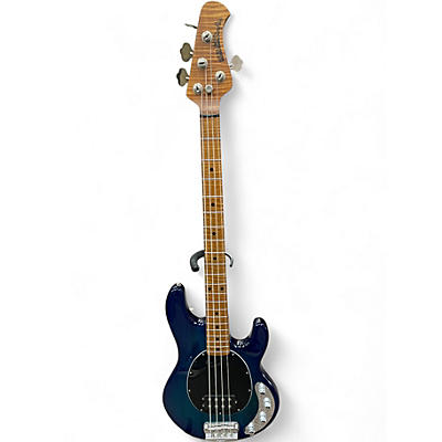 Used Ernie Ball Music Man STINGRAY 3 EQ H Transparent Blue Electric Bass Guitar