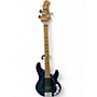 Used Ernie Ball Music Man STINGRAY 3 EQ H Transparent Blue Electric Bass Guitar Transparent Blue