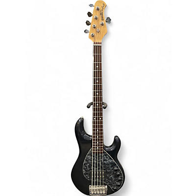 Ernie Ball Music Man Used Ernie Ball Music Man STINGRAY 5 PIEZO Black Sparkle Electric Bass Guitar