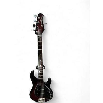 Used Ernie Ball Music Man STINGRAY 5 SPECIAL HH LIMITED Red to Black Fade Electric Bass Guitar