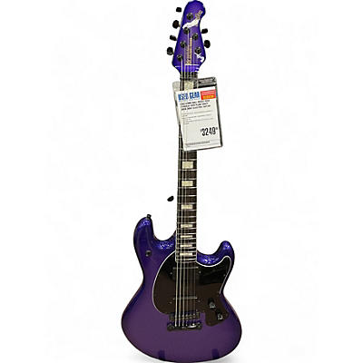 Used Ernie Ball Music Man STINGRAY BFR PLUM CRAZY Solid Body Electric Guitar