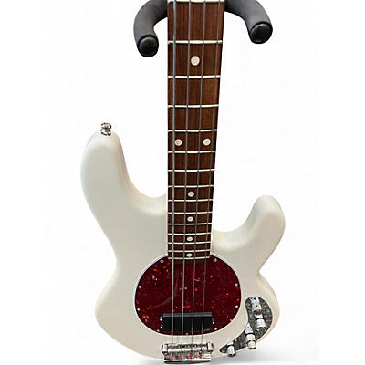 Used Ernie Ball Music Man STINGRAY H SLO SPECIAL WHITE Electric Bass Guitar